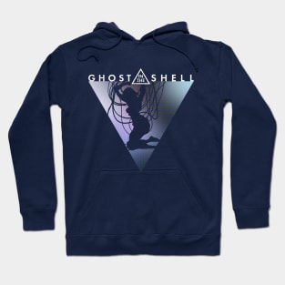 Ghost in the shell - silhouette 0.1 white Hoodie